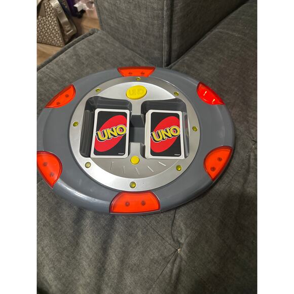 Uno Flash Electronic Card Game Mattel 2007 tested & working. Has wrong cards. - Picture 2 of 5